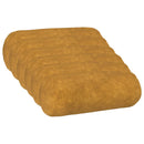 Pude med pude HEERLEN 6 stk. Gul Mikrofiber Fleece