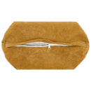 Pude med pude HEERLEN 6 stk. Gul Mikrofiber Fleece