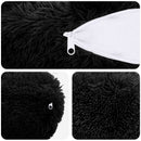 Kastpude 2 stk. HEERLEN Sort Dia. 15 x 40 cm PV Fleece