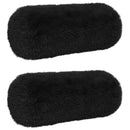 Kastpude 2 stk. HEERLEN Sort Dia. 15 x 40 cm PV Fleece