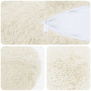 Pude med pude HEERLEN 2 stk. Hvid PV Fleece