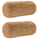 pyntepude 2 stk. HEERLEN Gråbrun Dia. 15 x 40 cm PV Fleece