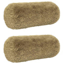 pyntepude 2 stk. HEERLEN Lysegrå Dia. 15 x 40 cm PV Fleece