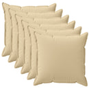 Pude med pude HOUTEN 6 stk. Beige Polyester