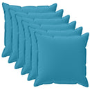 Pude med pude HOUTEN 6 stk. Lyseblå Polyester