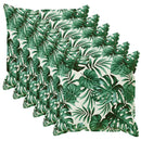 Pude Blad med pude HOUTEN 6 stk. Bladmønster Polyester