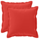 Pude med pude HOUTEN 2 stk. Rød Polyester