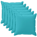 Pude med pude HOUTEN 6 stk. Turkis Polyester