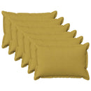 Pude med pude HOUTEN 6 stk. Lys grøn Faux Linned