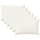 Pude med pude HOUTEN 6 stk. Hvid Faux Linned