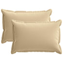 Pude med pude HOUTEN 2 stk. Beige Polyester