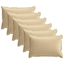 Pude med pude HOUTEN 6 stk. Beige Polyester