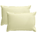 Pude med pude HOUTEN 2 stk. Cremefarvet Polyester
