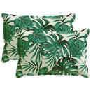 Pude Blad med pude HOUTEN 2 stk. Bladmønster Polyester