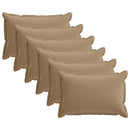 Pude med pude HOUTEN 6 stk. Gråbrun Polyester