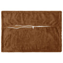 Kastpude 6 stk. HOUTEN Lys Brun 30 x 50 cm Flannel