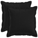Pude med pude HOUTEN 2 stk. Sort Faux Linned