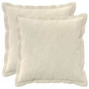 Pude 2 stk. HOUTEN Cremefarvet 35 x 35 cm Mikrofiber Fleece