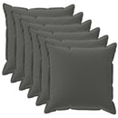 Pude med pude HOUTEN 6 stk. Antracit Polyester