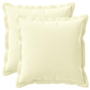 Pude med pude HOUTEN 2 stk. Cremefarvet Polyester