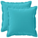 Pude med pude HOUTEN 2 stk. Turkis Polyester