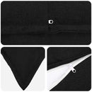 Pude med pude HOUTEN 2 stk. Sort Faux Linned