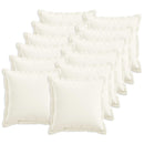 Pude med pude HOUTEN 12 stk. Hvid Faux Linned