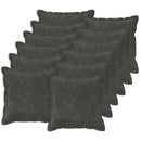 Pude med pude HOUTEN 12 stk. Antracit Mikrofiber Fleece