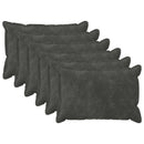 Pude 6 stk. HOUTEN Antracit 40 x 60 cm Mikrofiber Fleece