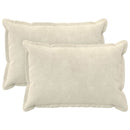Pude 2 stk. HOUTEN Cremefarvet 40 x 60 cm Mikrofiber Fleece