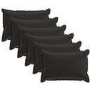 Pude med pude HOUTEN 6 stk. Sort Polyester
