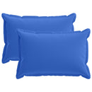 Pude med pude HOUTEN 2 stk. Kongelig blå Polyester