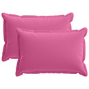 Pude med pude HOUTEN 2 stk. Lyserød Polyester