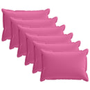 Kastpude 6 stk. HOUTEN Lyserød 40 x 60 cm Polyester