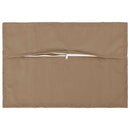 Pude med pude HOUTEN 2 stk. Gråbrun Polyester