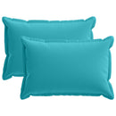 Pude med pude HOUTEN 2 stk. Turkis Polyester