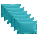 Pude med pude HOUTEN 6 stk. Turkis Polyester