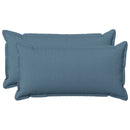 Pude med pude HOUTEN 2 stk. Jeans blå Faux Linned