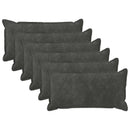 Pude med pude HOUTEN 6 stk. Antracit Mikrofiber Fleece