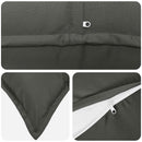 Pude med pude HOUTEN 2 stk. Antracit Polyester