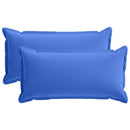 Pude med pude HOUTEN 2 stk. Kongelig blå Polyester