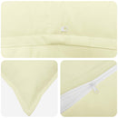 Pude med pude HOUTEN 2 stk. Cremefarvet Polyester