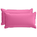 Pude med pude HOUTEN 2 stk. Lyserød Polyester