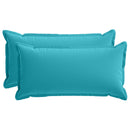 Pude med pude HOUTEN 2 stk. Turkis Polyester