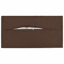 Pude med pude HOUTEN 2 stk. Brun Faux Linned