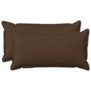 Pude med pude HOUTEN 2 stk. Brun Faux Linned