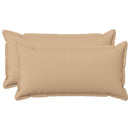 Pude med pude HOUTEN 2 stk. Cremefarvet Faux Linned