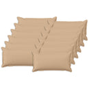 Pude med pude HOUTEN 12 stk. Cremefarvet Faux Linned
