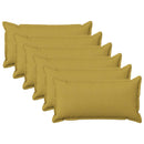 Pude med pude HOUTEN 6 stk. Lys grøn Faux Linned