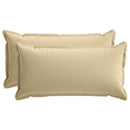 Pude med pude HOUTEN 2 stk. Beige Polyester